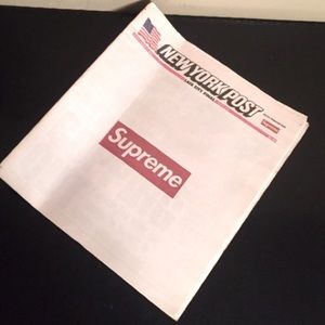 [Rare] New York Post x Supreme
